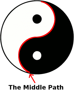 Middle Path Between Extremes Walking The Extreme Middle Path - Lake Norman Tai Chi Center